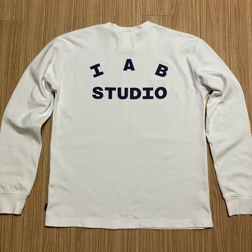 [BUNJANG] IAB Studio Long Sleeve White Shirt / 아이앱 롱슬리브 화이트 m 무료배송