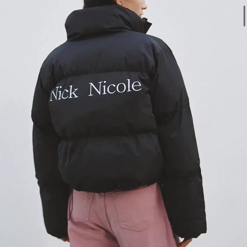 [BUNJANG] Nick & Nicole Volume Puffer Short Padding Black M Moon Ga Young / (새상품) 닉앤니콜 볼륨 푸퍼 숏패딩 블랙 M 문가영 착용