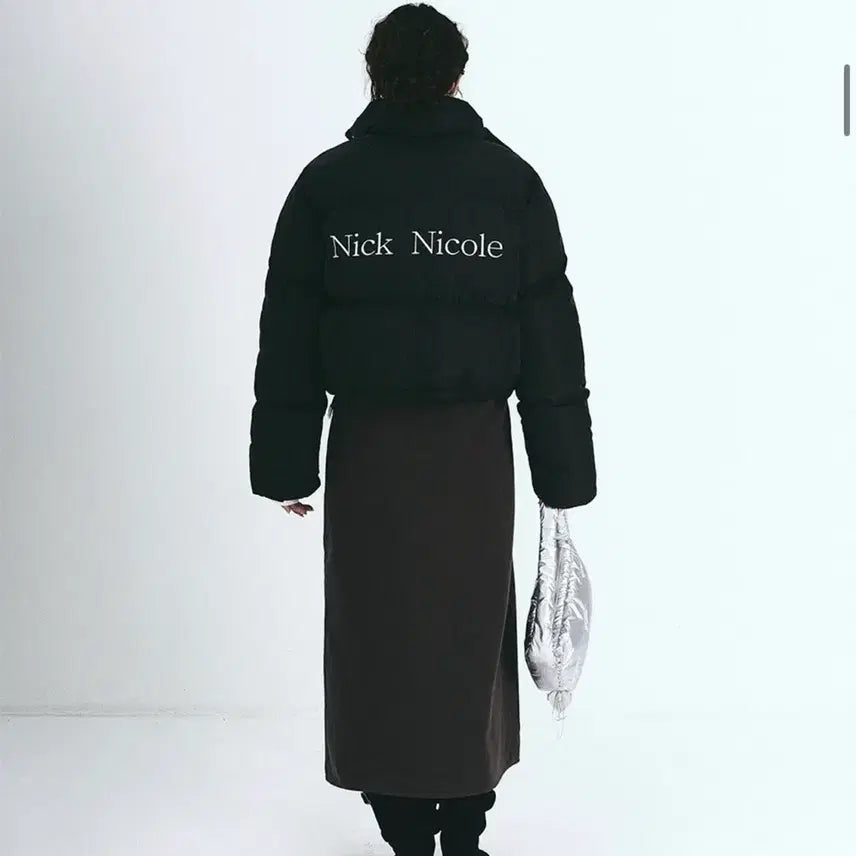 [BUNJANG] Nick & Nicole Volume Puffer Short Padding Black M Moon Ga Young / (새상품) 닉앤니콜 볼륨 푸퍼 숏패딩 블랙 M 문가영 착용