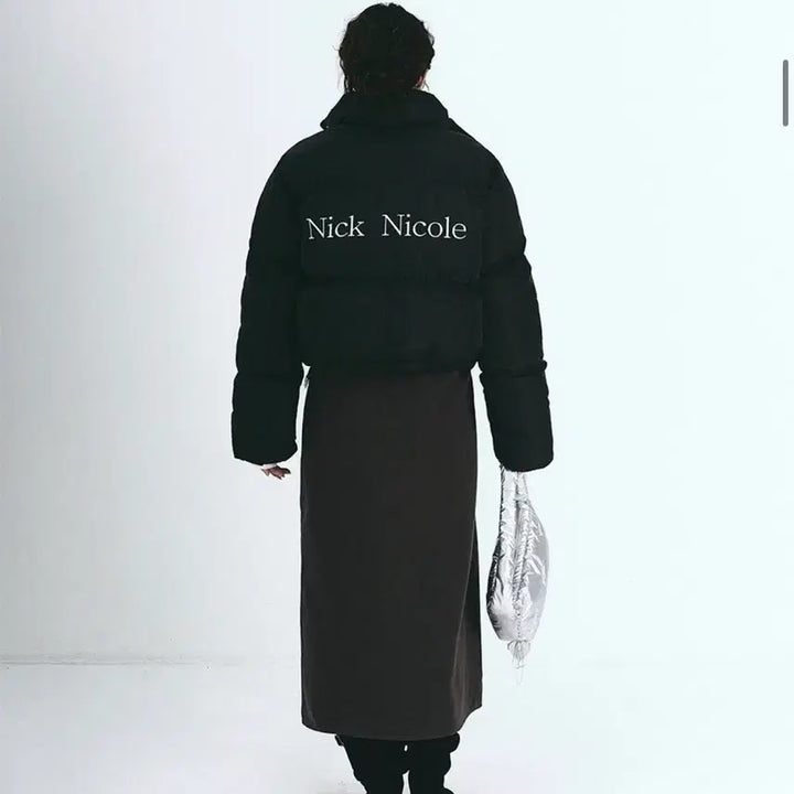 [BUNJANG] Nick & Nicole Volume Puffer Short Padding Black M Moon Ga Young / (새상품) 닉앤니콜 볼륨 푸퍼 숏패딩 블랙 M 문가영 착용