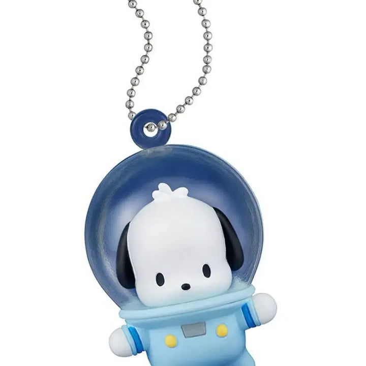 [BUNJANG] Sanrio Pochacco Astronaut Keyring / 산리오 포챠코 우주비행사 키링 스트랩 우주복 우주인 포차코 우주의 여행