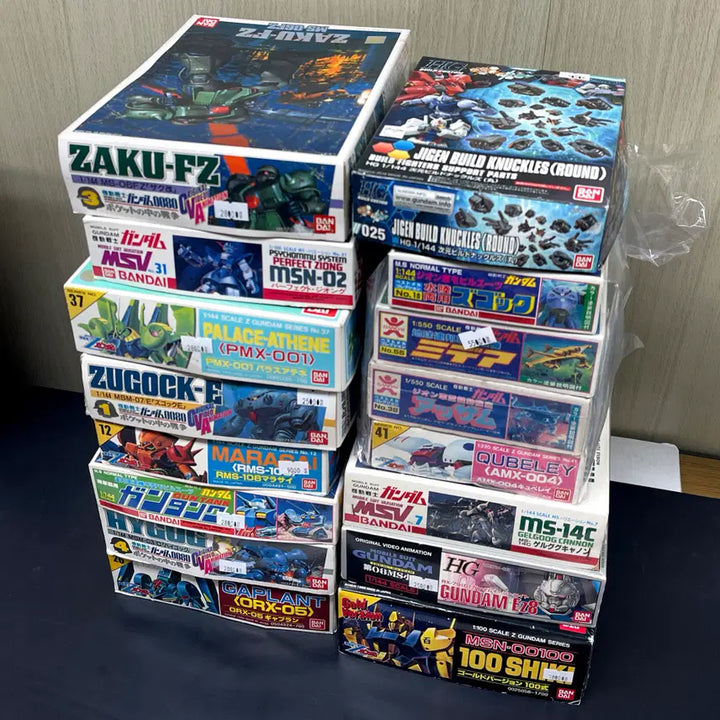 [BUNJANG] Bandai Gundam Old Plastic Model Bundle Set / (초레어) 반다이 건담 건프라 올드프라모델 대량