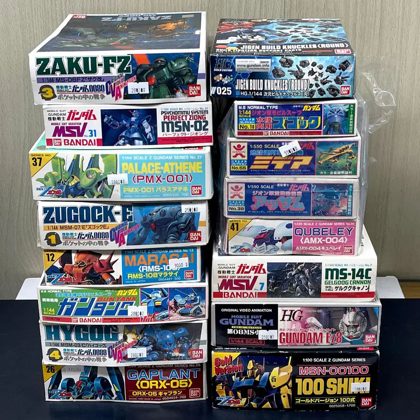 [BUNJANG] Bandai Gundam Old Plastic Model Bundle Set / (초레어) 반다이 건담 건프라 올드프라모델 대량