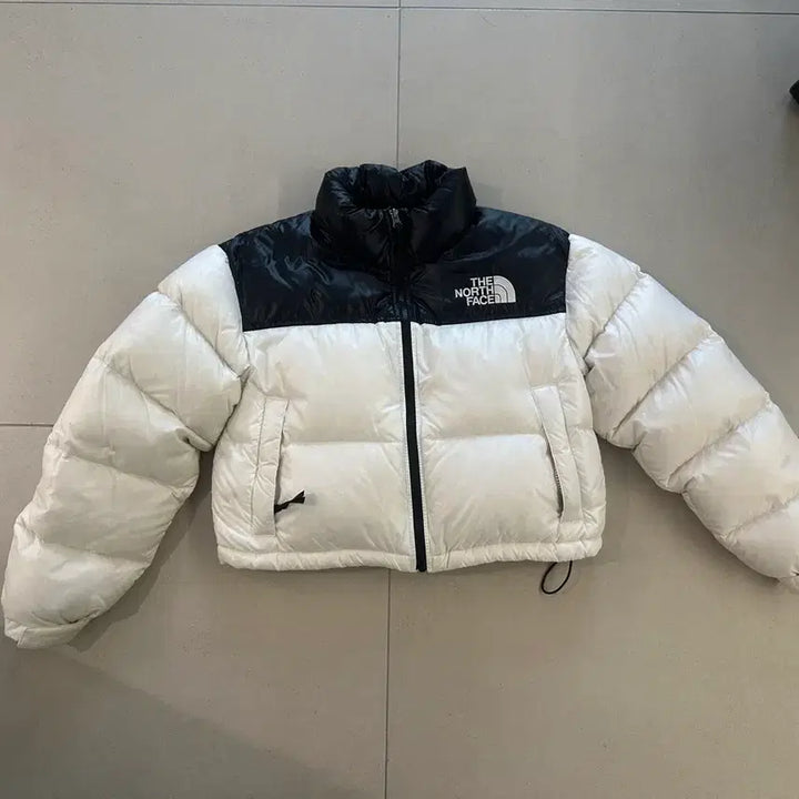 [BUNJANG] North Face White Label Nuptse Short Jacket White 90M Size / (W) 노스페이스 화이트 라벨 눕시 숏 자켓 화이트 90M사이즈