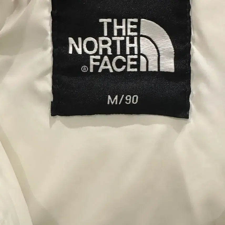 [BUNJANG] North Face White Label Nuptse Short Jacket White 90M Size / (W) 노스페이스 화이트 라벨 눕시 숏 자켓 화이트 90M사이즈