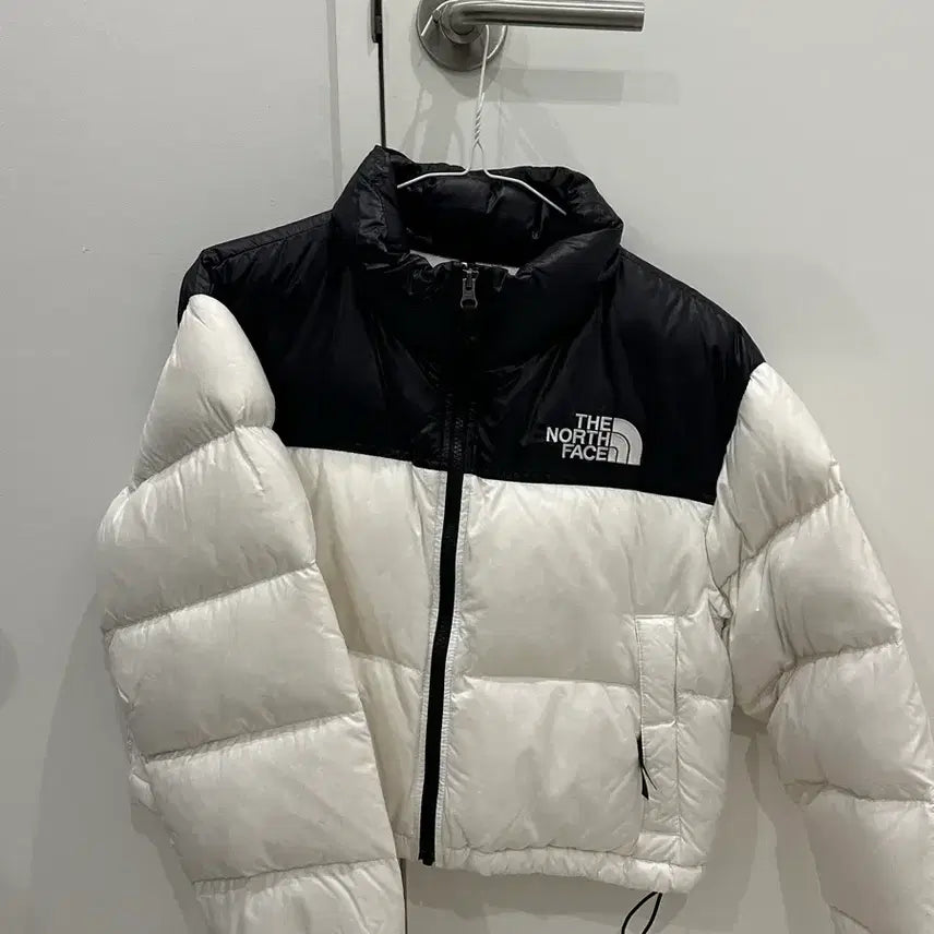 [BUNJANG] North Face White Label Nuptse Short Jacket White 90M Size / (W) 노스페이스 화이트 라벨 눕시 숏 자켓 화이트 90M사이즈