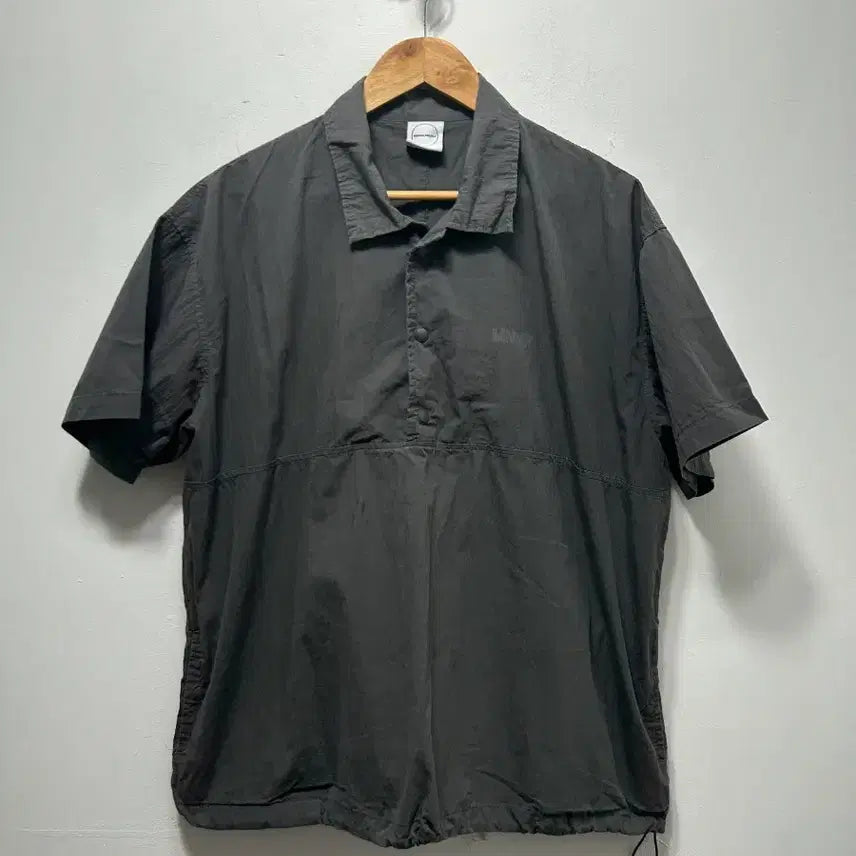 [BUNJANG] MMMP Black Anorak Style Short Sleeve Shirt M / MMMP 반팔 셔츠 블랙 아노락 스타일 M