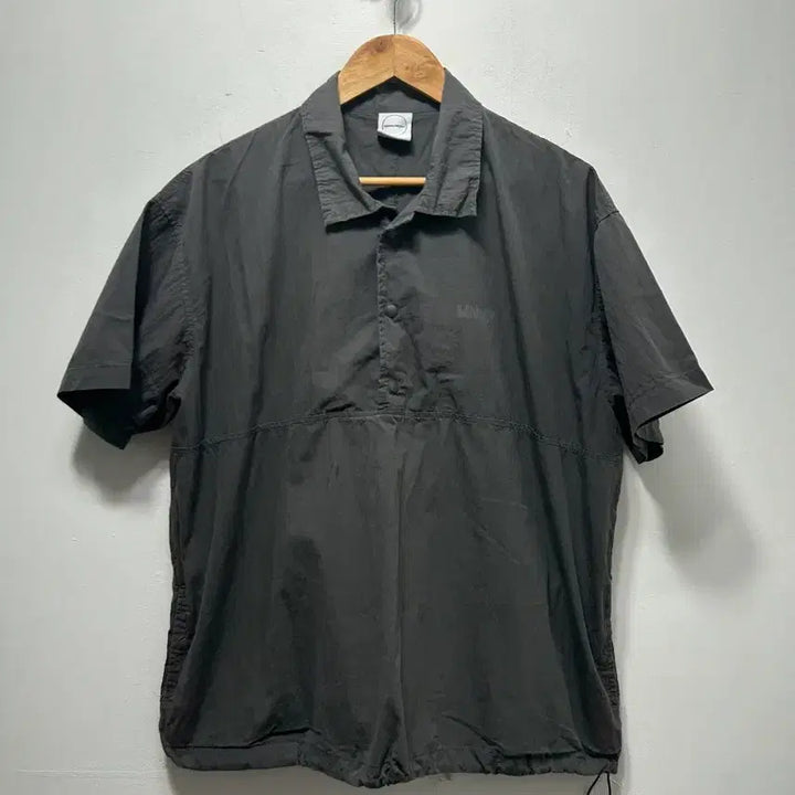 [BUNJANG] MMMP Black Anorak Style Short Sleeve Shirt M / MMMP 반팔 셔츠 블랙 아노락 스타일 M