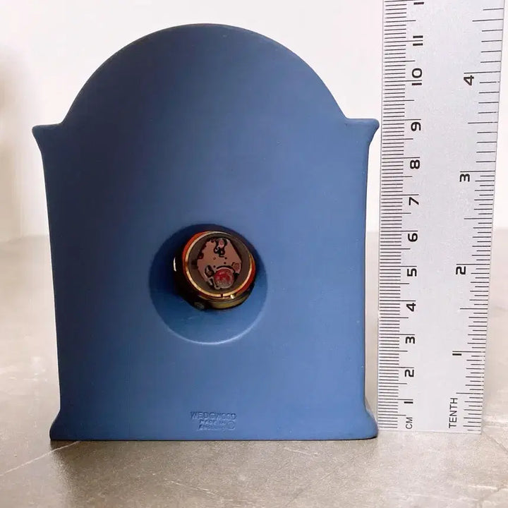[BUNJANG] Wedgwood Jasperware Desk Clock Blue / 웨지우드 제스퍼웨어 탁상시계 블루
