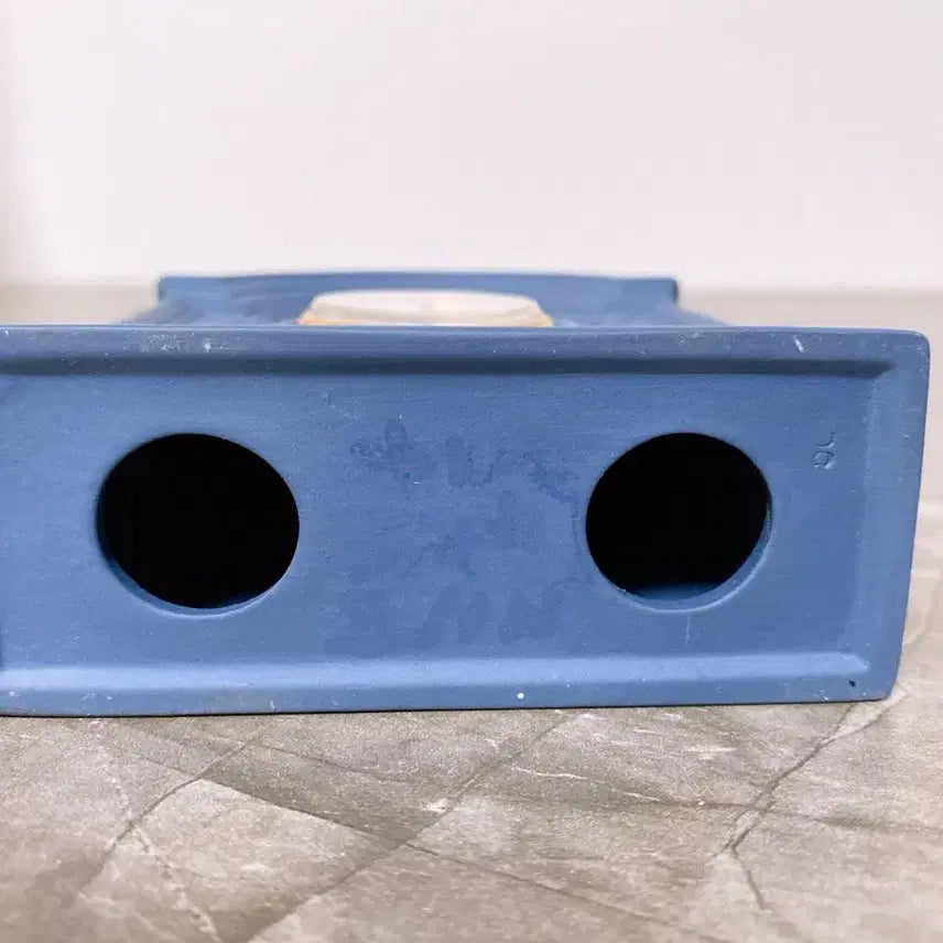 [BUNJANG] Wedgwood Jasperware Desk Clock Blue / 웨지우드 제스퍼웨어 탁상시계 블루