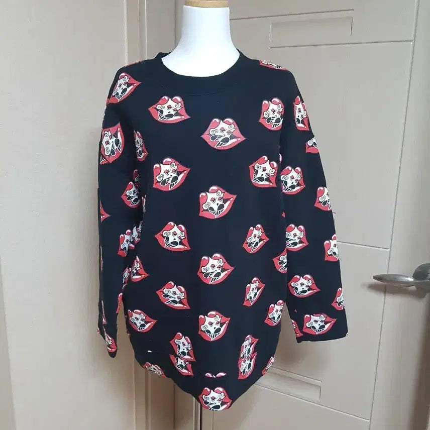[BUNJANG] Lucky Chouette Oversized Long Sweatshirt / 럭키슈에뜨 도톰 롱맨투맨