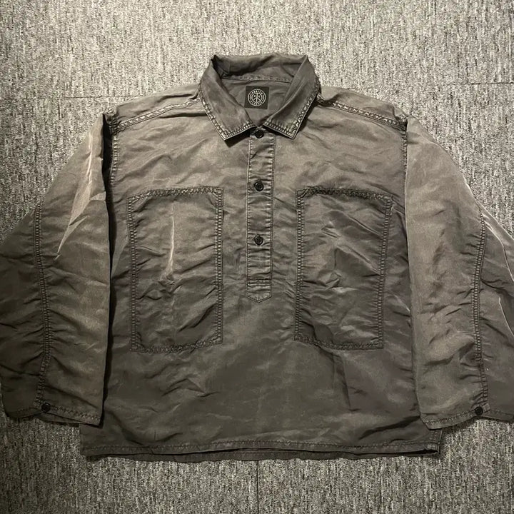 [BUNJANG] Porter Classic Super Nylon Shirt Khaki / 포터클래식 슈퍼 나일론 셔츠 카키 [M/105]