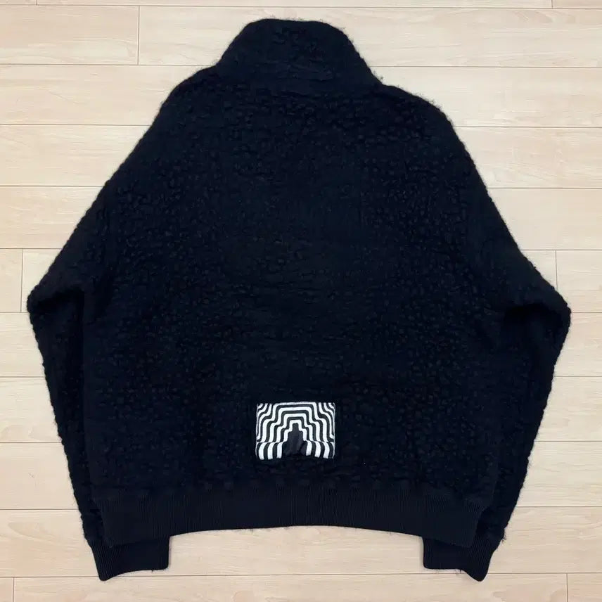 [BUNJANG] Cav Empt Wool Half Zip Pullover Black L / 카브엠트 울 하프짚 풀오버 블랙 L