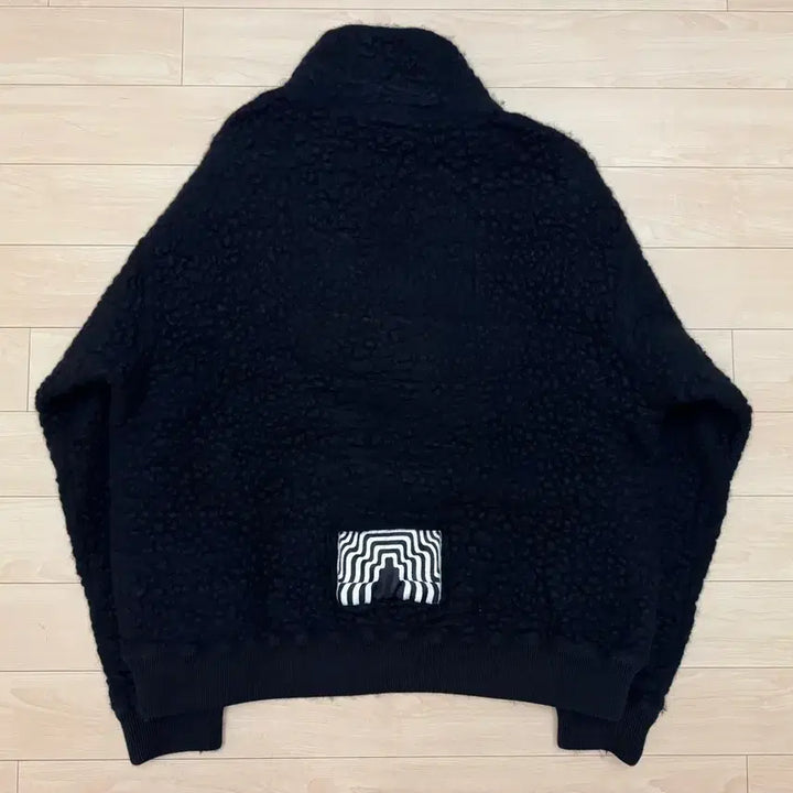 [BUNJANG] Cav Empt Wool Half Zip Pullover Black L / 카브엠트 울 하프짚 풀오버 블랙 L
