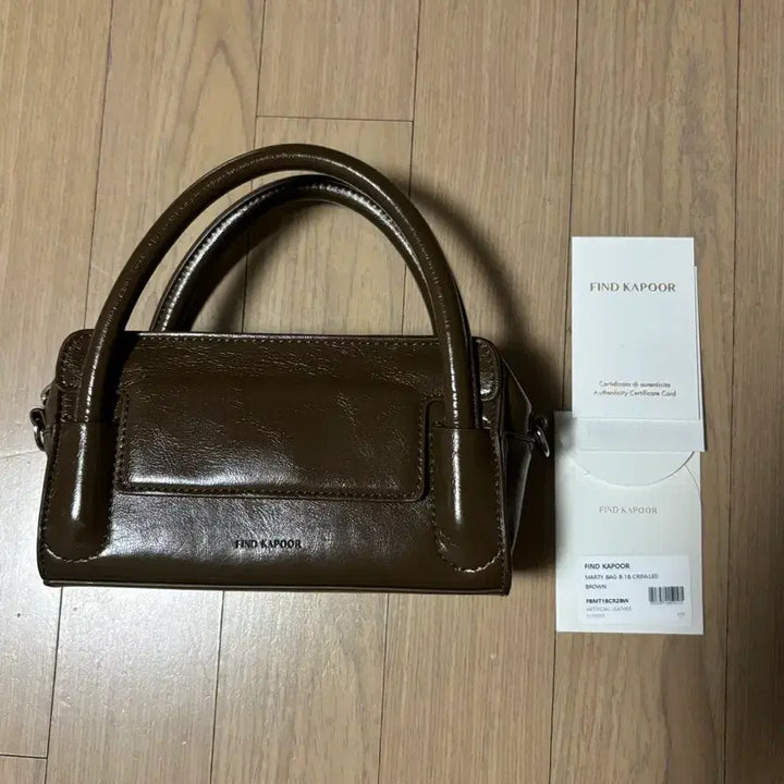 [BUNJANG] FIND KAPOOR Marty Bag Crinkled Brown Tote Bag / FIND KAPOOR 파인드카푸어 마티백 크링클드 브라운 토트백