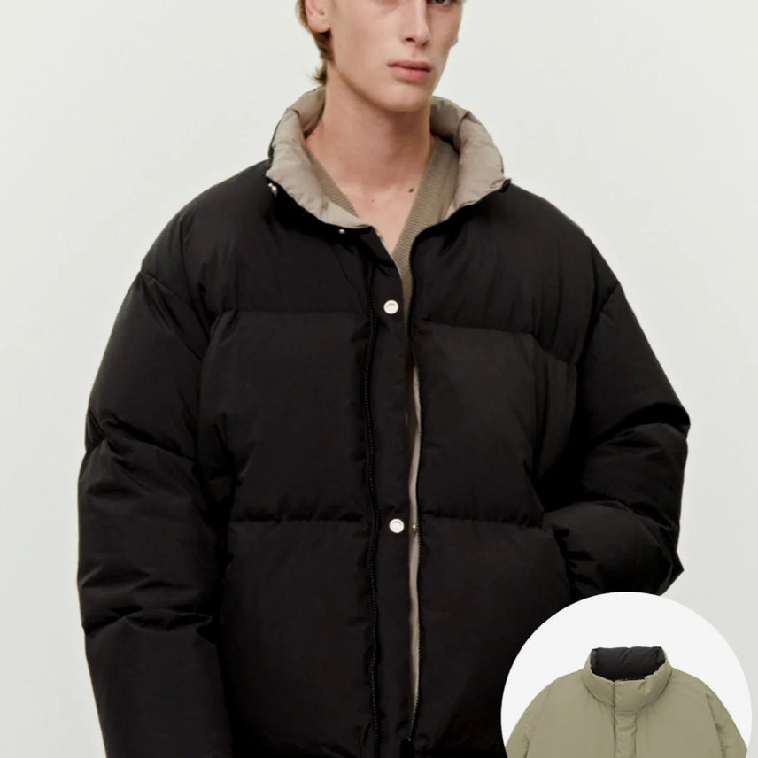 [BUNJANG] MMGL Reversible Mid Down Jacket / MMGL 리버시블  미들 다운 재킷 패딩