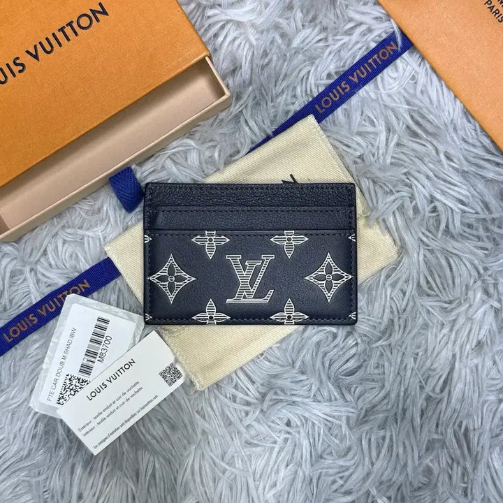 [BUNJANG] Louis Vuitton Shadow Card Wallet Navy / [OS] 루이비통 쉐도우 카드지갑 네이비