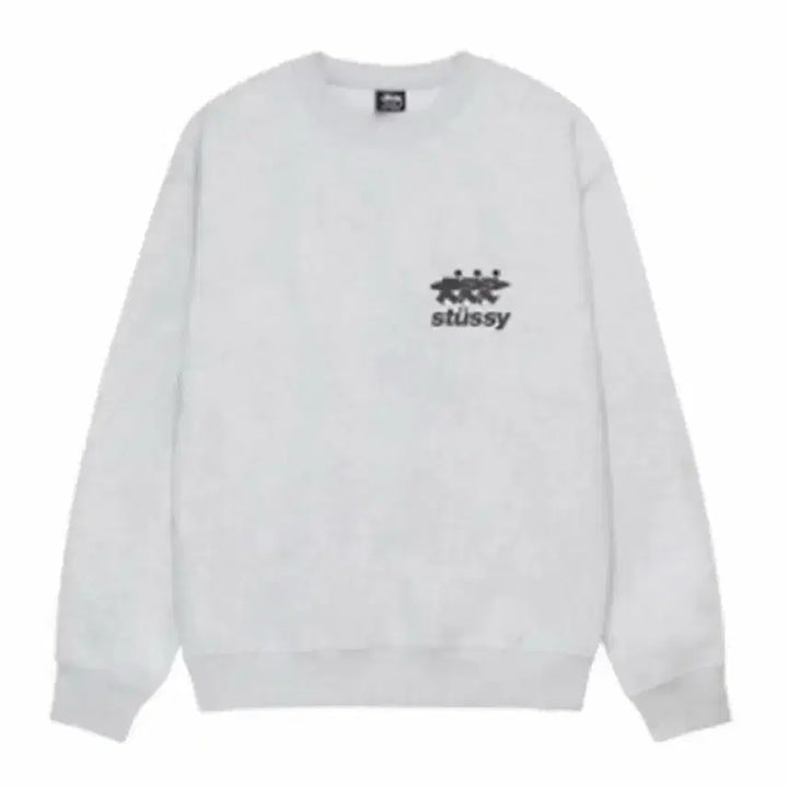 [BUNJANG] Stussy Surfman Oversized Sweatshirt / ** stussy ** 서퍼 맨투맨 멜란지그레이 오버핏 M / S