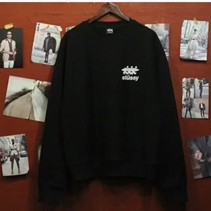 [BUNJANG] Stussy Surfman Oversized Sweatshirt / ** stussy ** 서퍼 맨투맨 멜란지그레이 오버핏 M / S