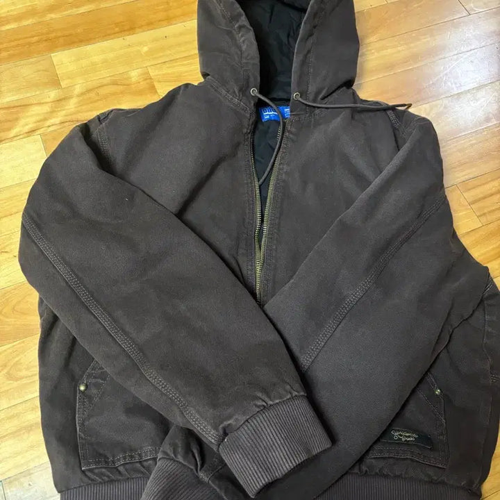[BUNJANG] ZARA Brown Hooded Jacket / 자라 브라운 후드 집업 자켓 6987/350