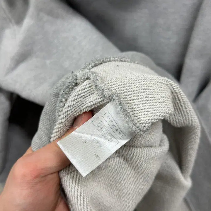 [SOLD OUT] 빈티지 캐주얼 그레이 후드티 M M10465