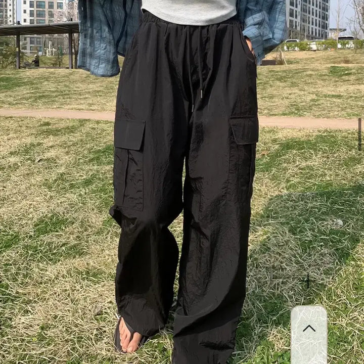 [BUNJANG] Gogosing Summer Two-Way Bending Washer Cargo Pants / 고고싱 썸머 투웨이 밴딩 와샤 카고팬츠