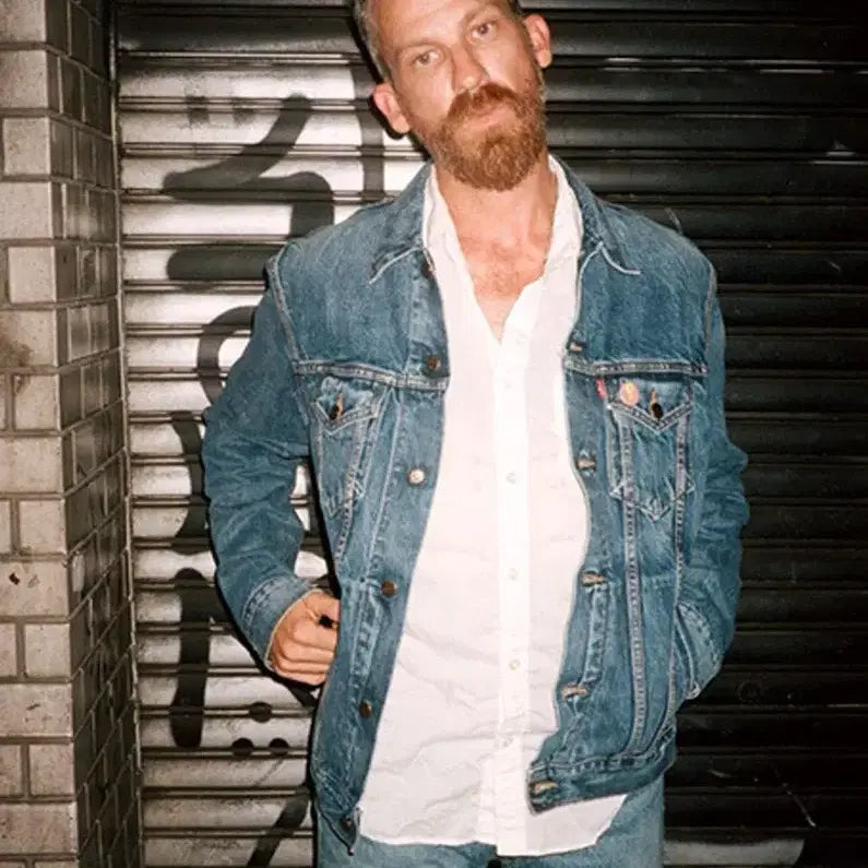 [BUNJANG] Supreme Levi's Denim Trucker Jacket / [M] 슈프림 X 리바이스 데님 트러커 자켓 14FW