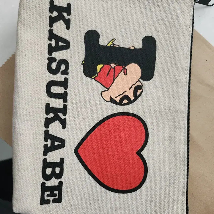 [BUNJANG] Crayon Shin-chan Kasukabe Pouch / 짱구 KASUKABE 파우치