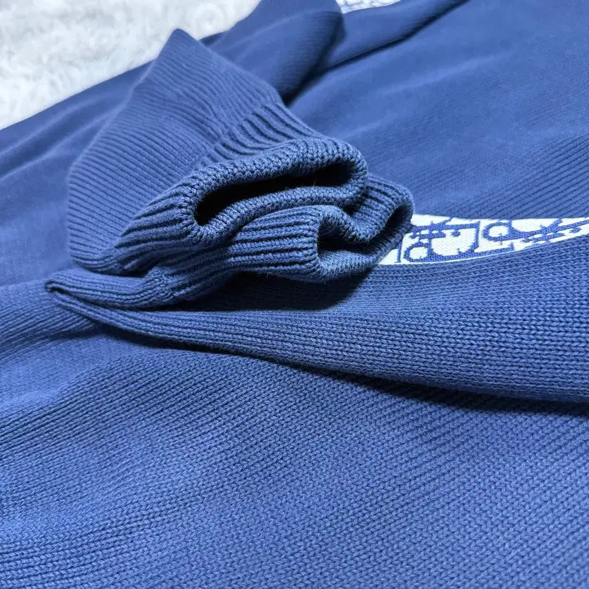 [BUNJANG] Dior Oblique Insert Knit (Navy) - M Size / [새상품급/M size] 디올 오블리크 인서트 니트