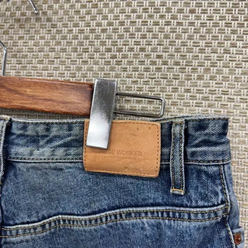 [BUNJANG] Piece Worker A05239 Denim Jeans / 피스워커 캐주얼 일자핏 데님 청바지 28인치 A05239