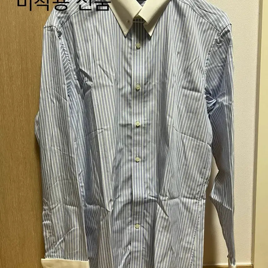 [BUNJANG] Galaxy Sujello Pink Collar Cuff Shirt / 갤럭시 수젤로 핀카라 커프스 셔츠