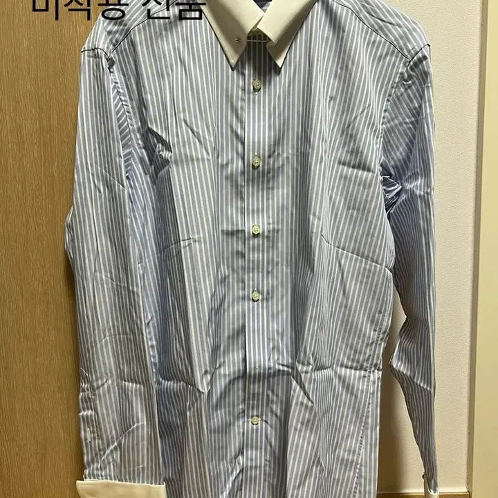 [BUNJANG] Galaxy Sujello Pink Collar Cuff Shirt / 갤럭시 수젤로 핀카라 커프스 셔츠