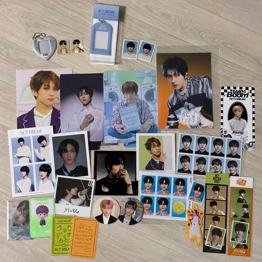 엔시티드림 지성 증사 증명사진 폴라 포카 엽서 네컷 써클 등 일괄