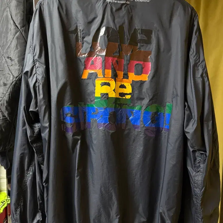 [BUNJANG] Soloist Love and Beastrong Coach Jacket / 솔로이스트 러브앤비스트롱 코치자켓 48사이즈