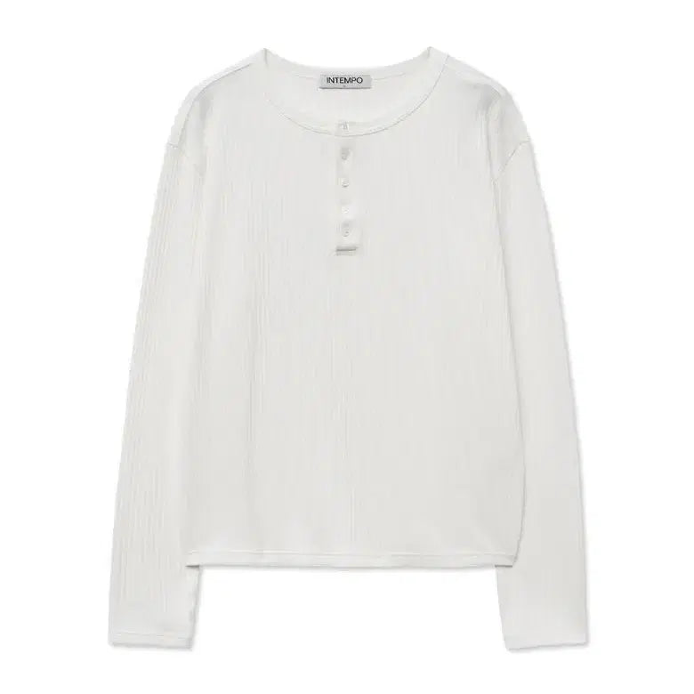 [BUNJANG] Intempo Mood Henley Neck Shirt Bundle XL / 인템포무드 헨리넥 3색상 일괄 XL