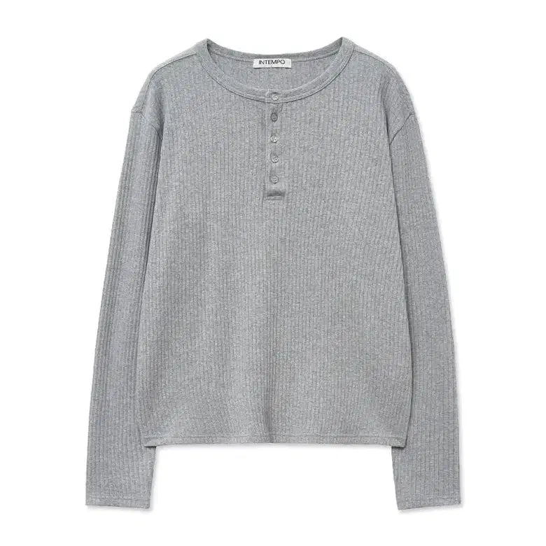 [BUNJANG] Intempo Mood Henley Neck Shirt Bundle XL / 인템포무드 헨리넥 3색상 일괄 XL