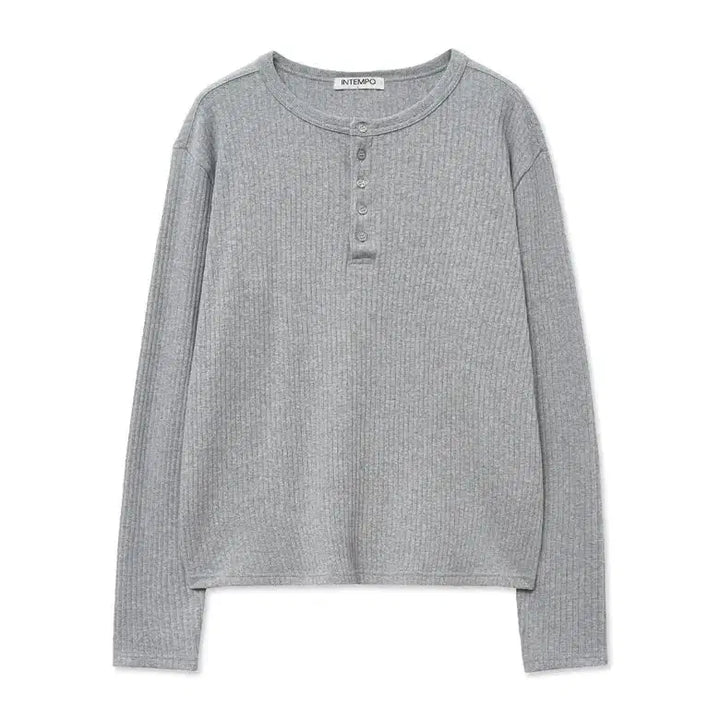 [BUNJANG] Intempo Mood Henley Neck Shirt Bundle XL / 인템포무드 헨리넥 3색상 일괄 XL