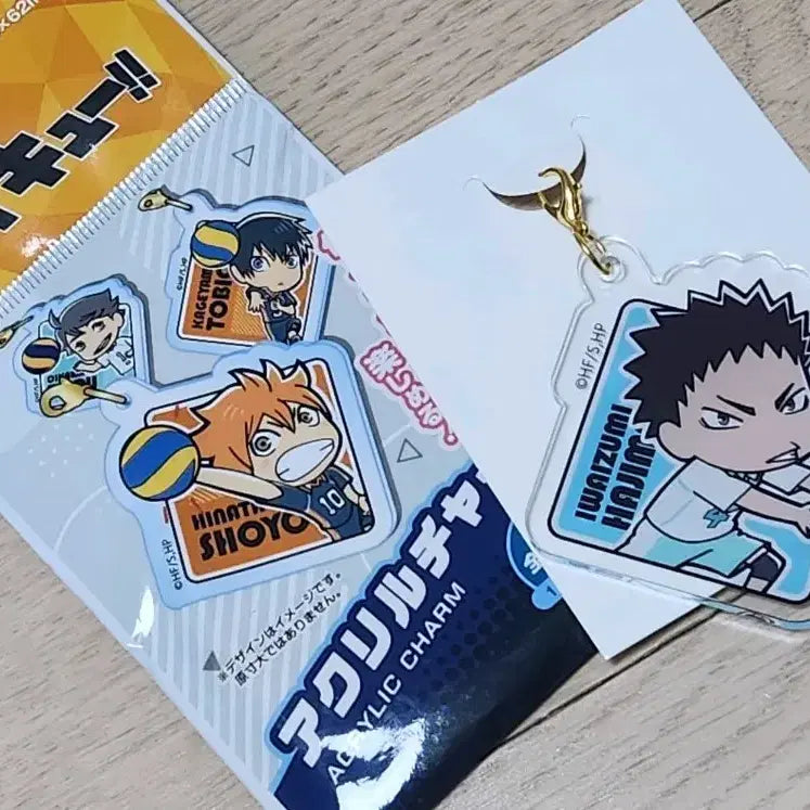 [BUNJANG] Haikyuu Daiso Acrylic Keyring / 하이큐 다이소 아크릴키링