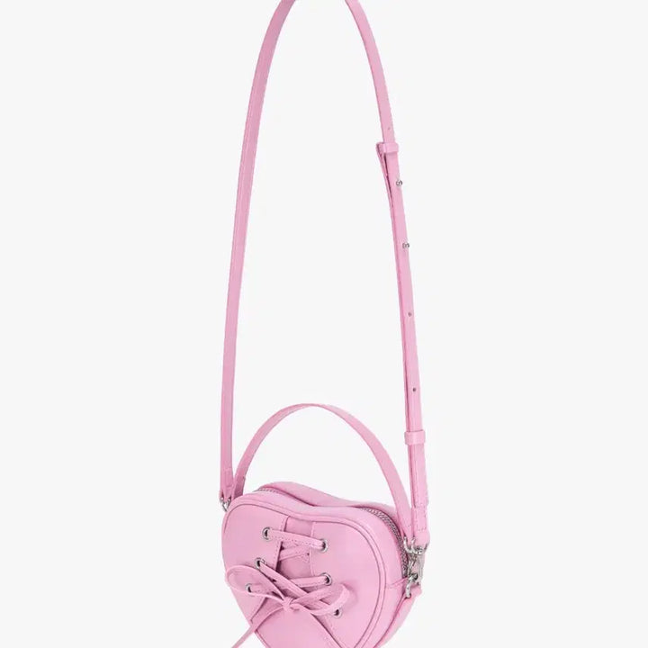 [BUNJANG] Find Kapoor Heart Bag Pink / 파인드카푸어 리본타이 하트백 핑크 크로스백 숄더백 토트백 미니백 가방
