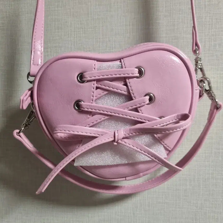 [BUNJANG] Find Kapoor Heart Bag Pink / 파인드카푸어 리본타이 하트백 핑크 크로스백 숄더백 토트백 미니백 가방