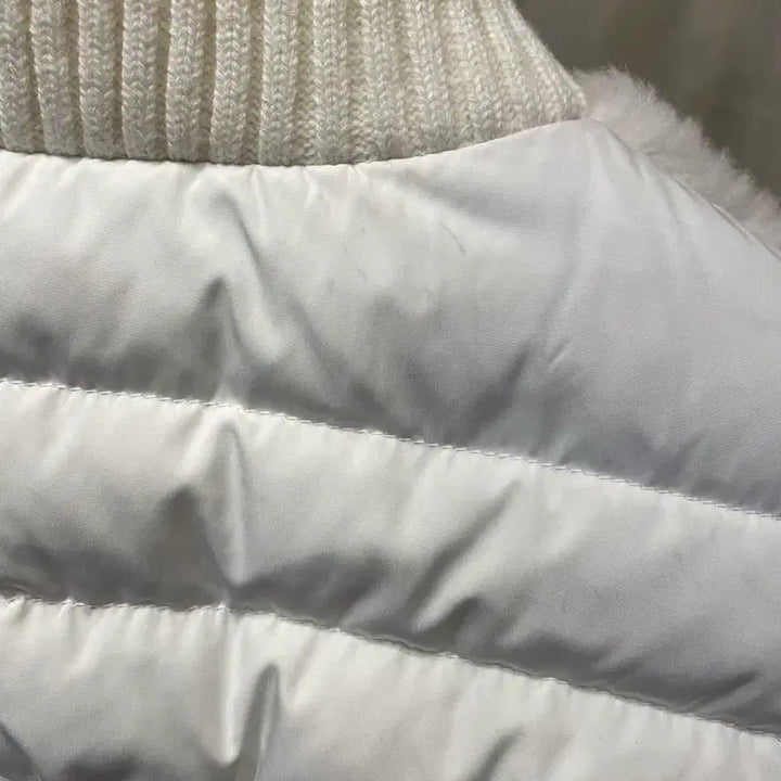 [BUNJANG] Fur 55 White Goose Down Short Jacket / Fur 55 화이트 구스다운 양털 숏 점퍼