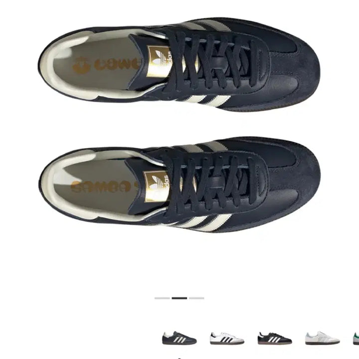 [BUNJANG] Adidas Samba OG Night Navy Cream White Sneakers / 아디다스 삼바 og 나이트 네이비 크림 화이트