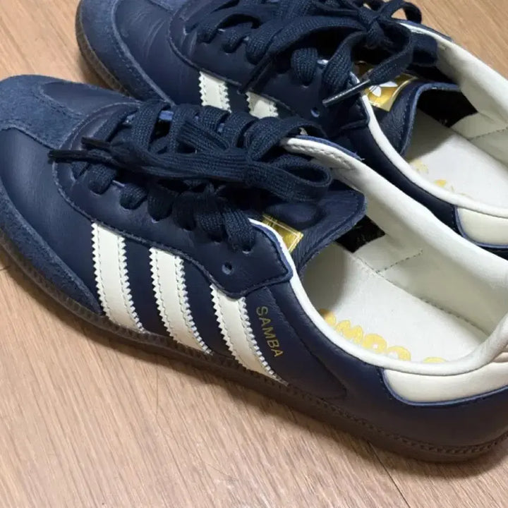 [BUNJANG] Adidas Samba OG Night Navy Cream White Sneakers / 아디다스 삼바 og 나이트 네이비 크림 화이트