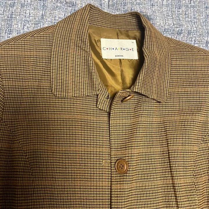 [BUNJANG] Brown Check Jacket / 브라운 체크 자켓
