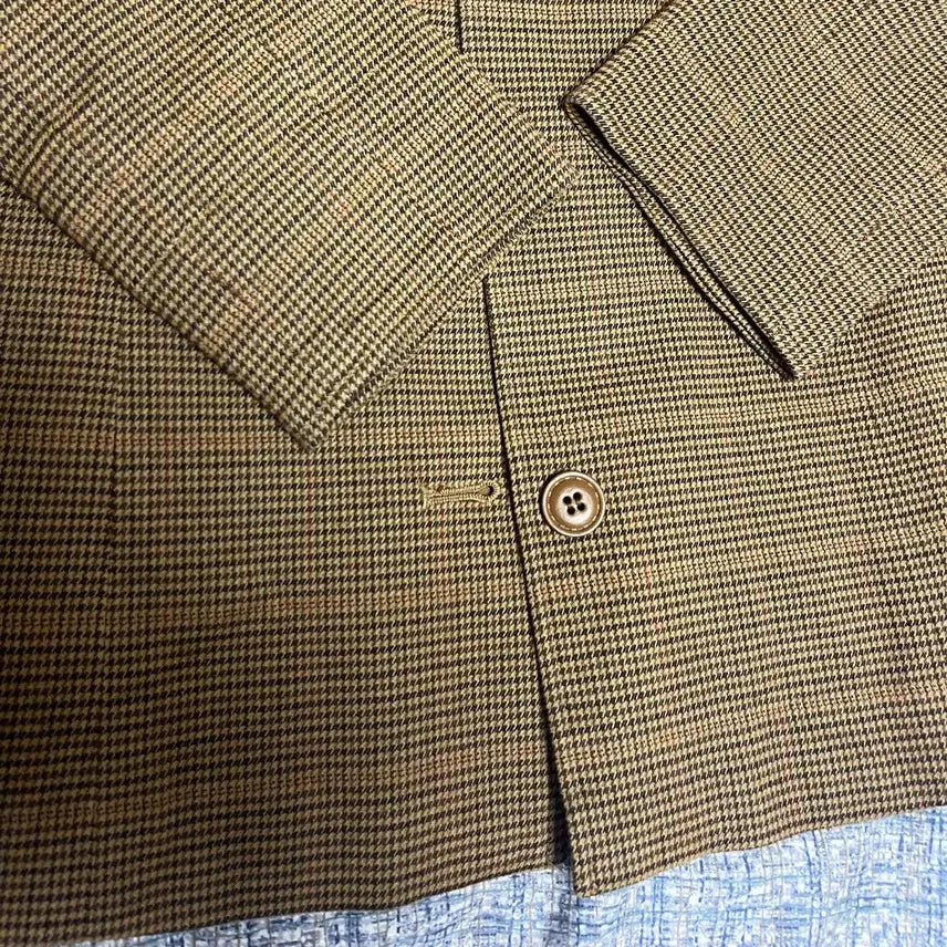 [BUNJANG] Brown Check Jacket / 브라운 체크 자켓