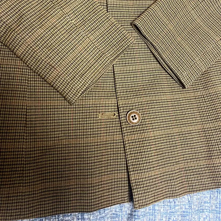 [BUNJANG] Brown Check Jacket / 브라운 체크 자켓