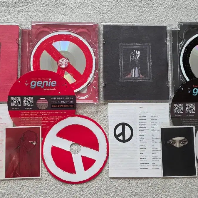 [BUNJANG] G-Dragon Ku De Ta Album Photocard Full Set / 지드래곤 지디 쿠데타 앨범 레드 블랙 포카 풀셋