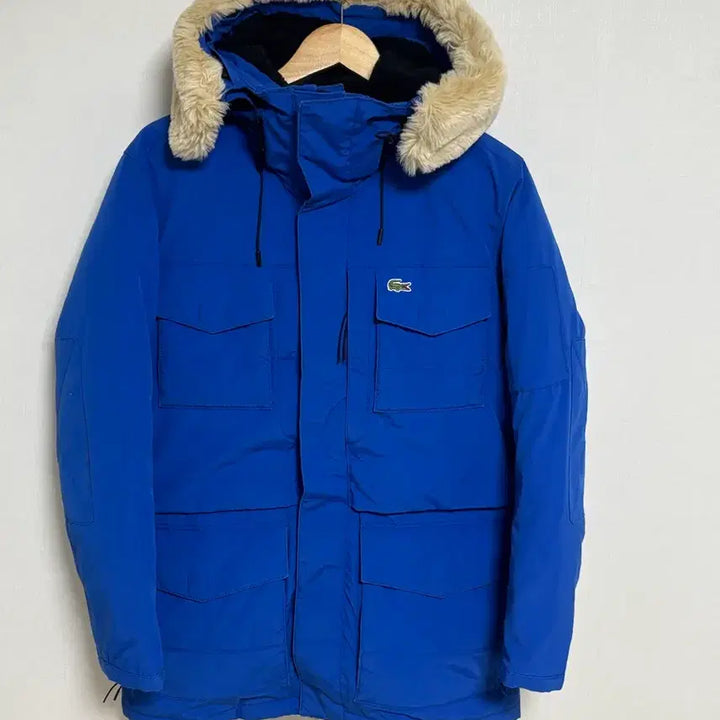 [BUNJANG] Lacoste Men's Duck Down Padded Jacket Blue 95 / 라코스테 남성 덕다운 패딩 점퍼 블루 95