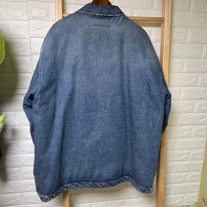 [BUNJANG] ERL Shearling Denim Jacket - Size L / erl 시어링 데님 자켓 L사이즈