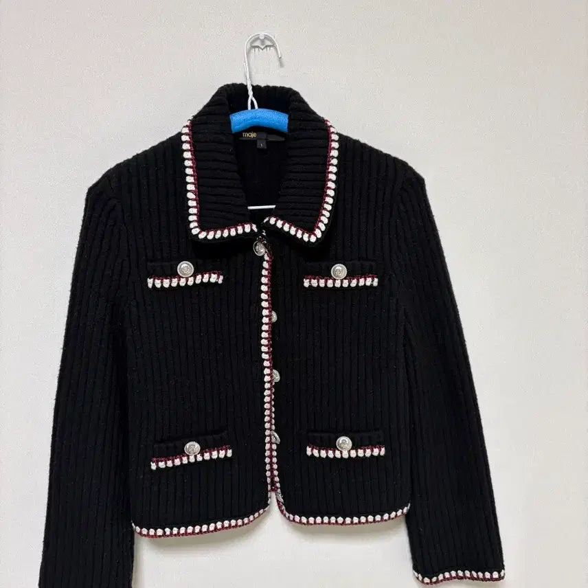 [BUNJANG] Maje Black Knit Cardigan / maje 마쥬 블랙 니트 가디건